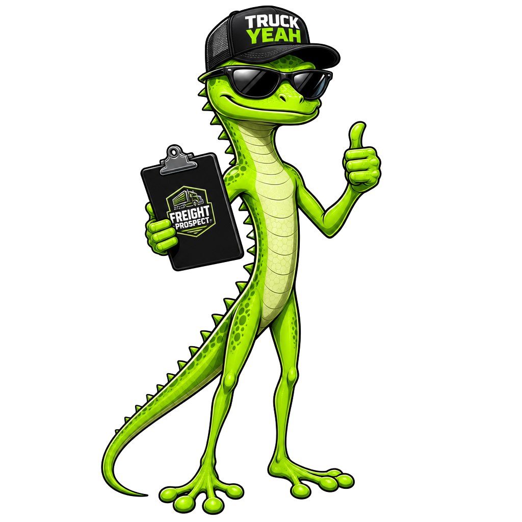 Truck Yeah gecko at the desk